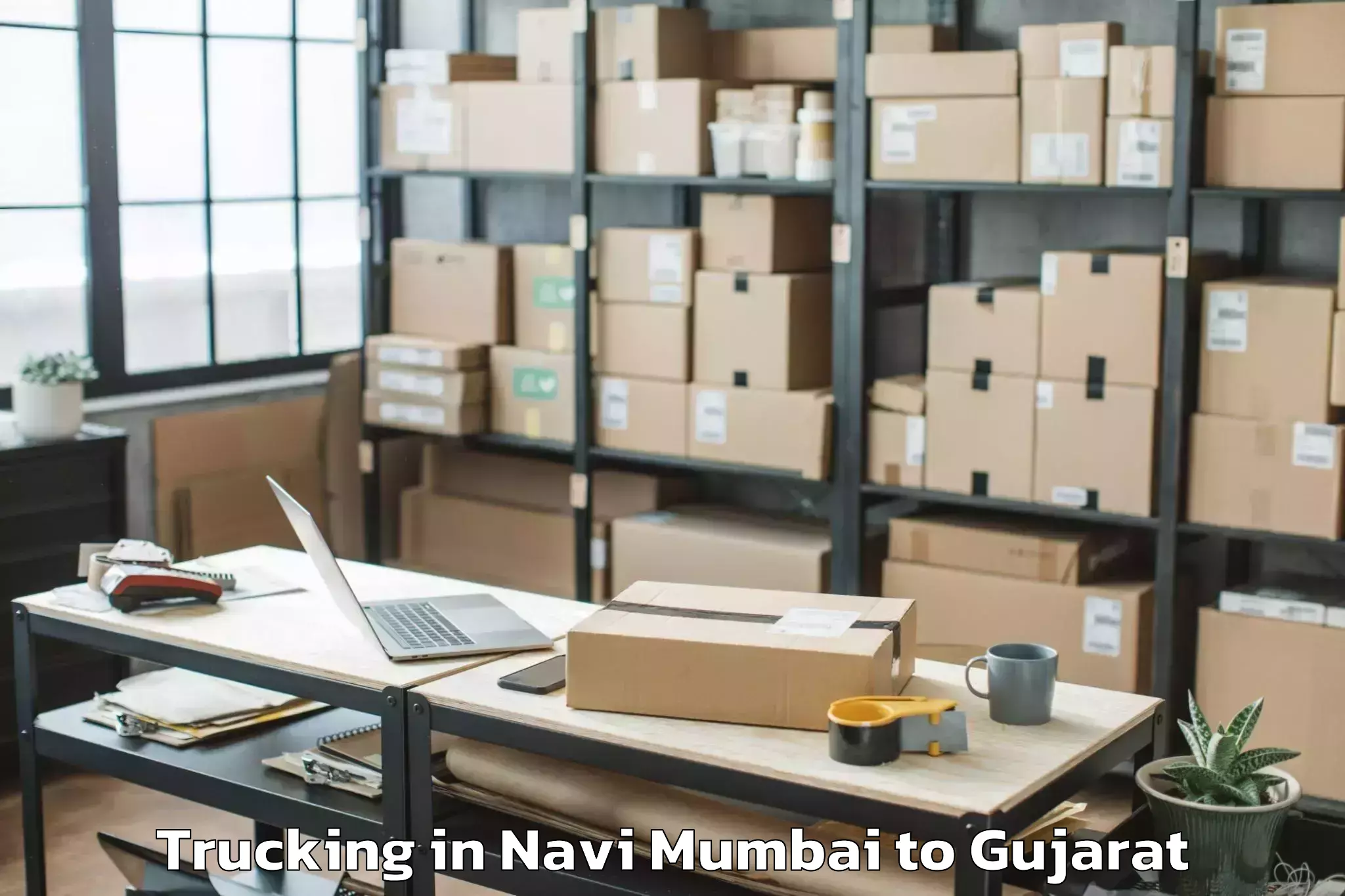 Discover Navi Mumbai to Gujarat Technological Universi Trucking